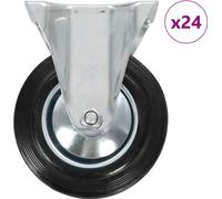 24 pcs Roulettes fixes 160 mm