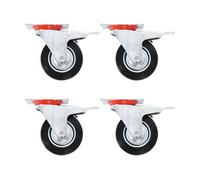 vidaXL 24 pcs. Roues pivotantes 100 mm