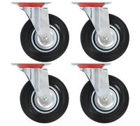 24 pcs Roulettes pivotantes 125 mm vidaXL vidaXL