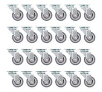 24 pcs Roulettes pivotantes 50 mm