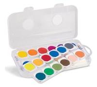 24 peintures aquarelle en godet Ø 30 mm - Primo Multicolore G