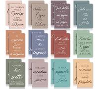 24 petits carnets, colorés, motivants, style Morandi