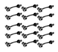 24 Pièces Adaptateur Secteur CC Fileté 5,5x2,1mm en Plastique | Montage sur Panneau, Connecteur Femelle, Capuchon Étanche, pour Appareils Électroniques et Prise 5,5mm