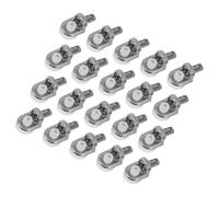 24 Pièces Chevilles D’étagère Robustes en Alliage de Zinc | Support et Fixation de Tablette, Prise Ferme et Pose Sécurisée, Cuisine et Armoire, Argenté