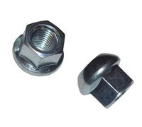 24 pièces - Ecrou à embase sphérique - Ecrou de roue - M14 x 1,5 - DIN 74361-8 A - zingué
