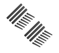 24 Pièces Isolation Tuyaux Mousse PE Noire, Protection Antichoc | Manchon Creux, Résistance à Compression, Usage Intérieur, Coupe Facile, pour Conduites et Tubes Noirs