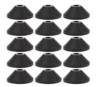 24 Pièces Joint de Toilette Conique M6 Rondelle de Boulon | Joint Résistant à Pression pour Réparation Rapide, Usage D'urgence, Adapté au Bricolage et Plomberie
