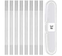 24 Pièces Lames de Scie à Chantourner 130mm Nr.3 avec boîte en plastique | Scie a Chantourner,Lames de Scie en Acier Carbone pour Bois, Plastique, Mousse, Métaux mous(Nr.3)