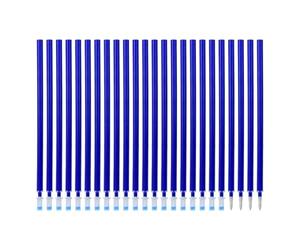 24 Pièces Mines de Rechange Effaçables, Recharge Stylo Gel Effaçable 0.7 mm Compatible Avec Legami, Pointe Conique 13 cm, Idéal pour Bureau et Usage Quotidien, Correction Facile des Erreurs (Bleu)