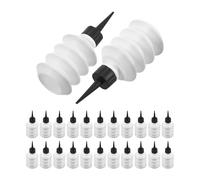 24 Pièces Recharge D'encre à Base D'huile Marqueur Permanent | Résiste à L'eau Écarts Thermiques, Écriture Fluide, pour Plastique et Surfaces Non Poreuses