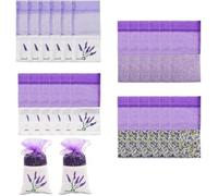 24 Pièces Sacs De LavandeSachet Sacs Vides Coton Violet De Gaze De Cordon,SachetPour LavandeVide,Sachet Lavande Vide,Sachet Lavand