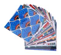 24 PièCes SéRies Auto-AdhéSif MosaïQue Brique Tuile 3D Autocollant Cuisine Salle de Bain Stickers Muraux -15X15 Cm