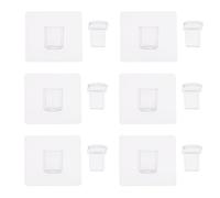 24 Pièces Support d Étagère Adhésif sans Perçage pour Cloison | Plastique, Installation Adhésive, pour Bibliothèque et Vitrine, Change les Séparateurs, Usage Mobilier