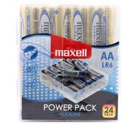 24 Piles Alcalines AA / LR6 Maxell Alkaline