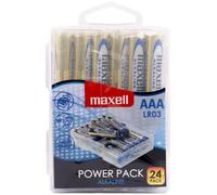 24 Piles Alcalines AAA / LR03 Maxell Alkaline