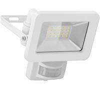 24 projecteurs d'extérieur LED Goobay 53880, 20 W, avec détecteur de mouvement, blanc - avec une luminosité de 1 700 lm, lumière blanc neutre (4 000 K), capteur PIR avec fonction marche/arrêt et press