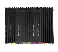 24 Stylos de Couleur Fineliner 0,4 Mm Pointe Fine 24 Couleurs Aquarelle Design Micro Line Stylos Marqueurs de Contrôle Précis pour Journal Planificateur Prise de Notes Livres de Coloriage pour Adultes