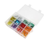 240 pièces 5A 10A 15A 20A 25A 30A 35A Mini Kit de fusibles Style lame boîtier voiture moyenne