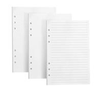 240 Pièces Recharge de Papier Ligné A5 à Six Trous | Papier Blanc, Écriture Fluide, Usage École et Prise de Notes, pour Organiser Vos Plans