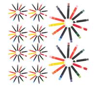 240 Pièces Recharges pour Stylo-plume 3,4mm, 20 Sachets | Cartouches D'encre Standard en Plastique, Remplacement Facile, Écriture Fluide, pour École et Maison