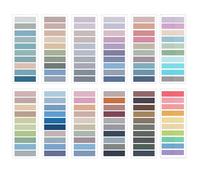 2400 Pièces Marque Page Adhesif Multicolore Post It Livre Index Tabs Inscriptible Sticky Tabs pour la Maison École Bureau