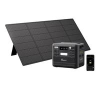 2400W 2048Wh LiFePO4 Centrale Électrique,FOSSiBOT F2400 Générateur Electrique Portable+400W Solaire Panneau Pliable Home Camping RV