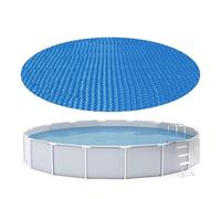 240cm Bache Solaire Piscine Ronde, Bache a Bulle Piscine Ronde, Couverture Chauffante de Piscin, Résistante à la Pluie et à la Poussière, Couverture Solaire pour Les Piscines Hors-Sol Enterrées