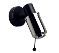 Biny 243 Lampe Murale Noir & Nickel avec LED