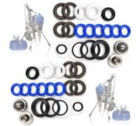 244194 Kit de réparation de pompe pour Graco 295 390 395 490 495 595 3400 | 244194 Lot de 2 kits de réparation de pompe compatibles avec pulvérisateur de peinture Graco Airless 210 230 295 390 395 490