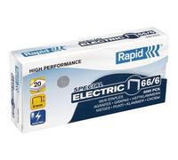 Rapid Agrafes électriques Strong 66/6 galvanisées Boîte de 5000