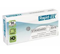 [24869100-3] Rapid Lot de 3 Boites de 1000 agrafes galvanisées Standard 23/6