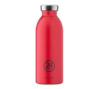 24BOTTLES Clima Bottle - Gourde Isotherme 850 ml Inox 100% Hermétique, Bouteille Isotherme (12h Hot/24h Cold) Idéal comme Gourde Sport, Voyage et Bureau, Bouteilles Water Bottle Ecologique, Hot Red