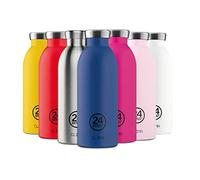 24BOTTLES Clima Bottle - Gourde Isotherme 850 ml Inox 100% Hermétique, Bouteille Isotherme (12h Hot/24h Cold) Idéal comme Gourde Sport Voyage et Bureau Bouteilles Water Bottle Ecologique Stone Hot Red