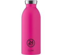 24Bottles Gourde isotherme Clima – inox 0,5 l, anti‑fuite, chaud 12h / froid 24h – Passion Pink