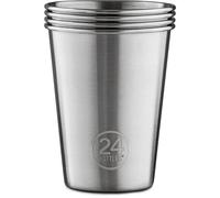 24Bottles Gobelet en acier inoxydable 4pcs. couleur argent