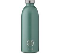 24BOTTLES Clima Bottle - Gourde Isotherme 330ml/500ml/850ml, Reutilisable 100% Hermétique (12h de Boisson Chaude, 24h de Boisson Froide), Bouteille écologique en Acier Inox (Moss Green, 850 ml)