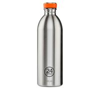 24Bottles Gourde en acier inoxydable Brushed Steel 1 l, anti-fuite, non-thermique