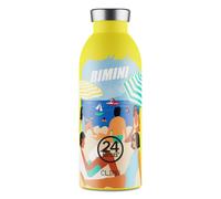 24Bottles Gourdes 'Clima' bleu / marron / jaune fluo, Taille XS-XL