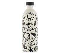 24Bottles Gourdes 'Urban' noir / blanc, Taille XS-XL