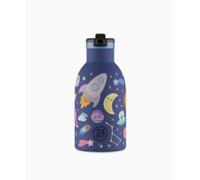 24BOTTLES Kids Gourde Enfant Isotherme avec Paille 330ml Space Friends | Hermétique, Acier Inox BPA Free, 24h Froid/12h Chaud, Fille et Garçon, Ne Crée Pas De Condensation, Maternelle et Primaire