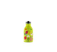 24BOTTLES Kids Gourde Enfant Isotherme avec Paille 330ml Veggie Friends | Hermétique, Acier Inox BPA Free, 24h Froid/12h Chaud, Fille et Garçon, Ne Crée Pas De Condensation, Maternelle et Primaire