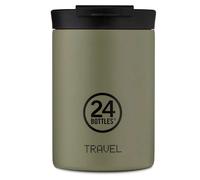 24BOTTLES Tasse de voyage thermique | Tasse isotherme en acier inoxydable sans BPA | 12 heures froides 6 heures chaudes | Travel Tumbler | Design italien original (Sage, 350 ml)