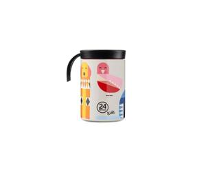 24BOTTLES Travel Tumbler-Mug Isotherme Cafe et The 350 ml, Tasse Isotherme 100% Hermétique, Thermos 6h Hot et 24h Cold, Bouteille Gourde Isotherme Inox Écologique au Design Italien, Best Friends