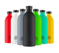 24BOTTLES Urban Bottle- Gourde Inox 1 Litre 100%Hermétique, Bouteille Acier Inoxydable, Gourde Sport sans BPA Design Italien, Bouteilles Water Bottle Ecologique[non Isotherme Ultralégère] Tuxedo Black