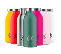 24BOTTLES Urban Bottle - Gourde Inox 500 ml 100% Hermétique, Bouteille Acier Inoxydable, Gourde Sport sans BPA Design Italien, Bouteilles Water Bottle Ecologique[non Isotherme Ultralégère], Gold Blue