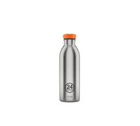 24BOTTLES Urban Bottle-Gourde Inox 500ml 100% Hermétique, Bouteille Acier Inoxydable, Gourde Sport sans BPA Design Italien, Bouteilles Water Bottle Ecologique[non Isotherme Ultralégère] Brushed Steel
