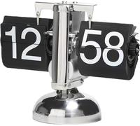 24H Retro Mecanique Montre Flip Vintage Avec Batterie Acier