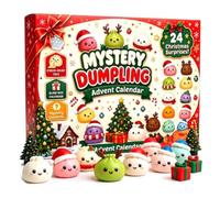 24PCS Calendrier de l'avent SquishyS,Calendrier de l'avent 2026,Cadeau Noël | Calendrier Squishys,24 Styles Différents Mini Squishies,Calendrier de l'avent Adulte,Compte à Rebours de 24 Jours