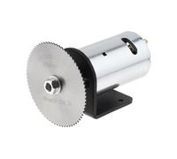 24V 555 electronic starter Table Saw Kit Gear electronic starter with Ball Bearing Mounting Bracket and 60mm Saw Blade for Woodworking Cutting/Engraving RUAJOGYNVM