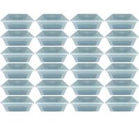 24x boîte de rangement avec couvercle 10l boîte empilable boîte plastique transparente boîte de rangement shoes storage sneaker box 37cm